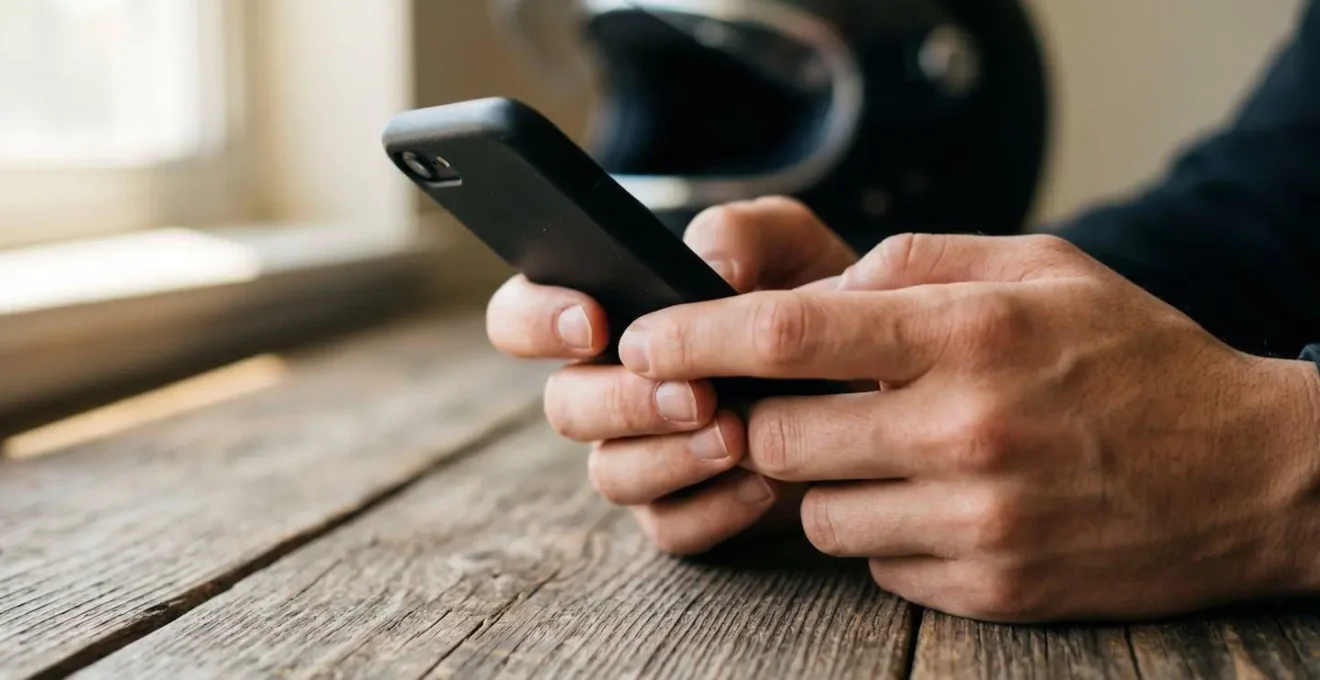 Konzentriertes Lernen für die Motorrad-Theorieprüfung mit digitalen Lernmitteln